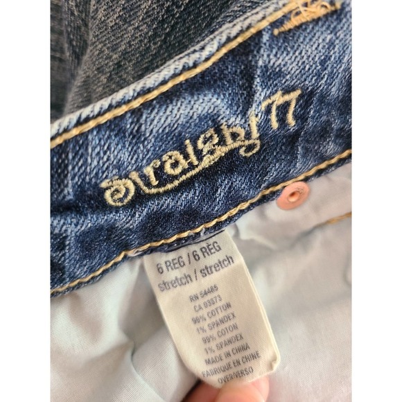 American Eagle 77 Straight Jeans, Women's 6 - Picture 3 of 8